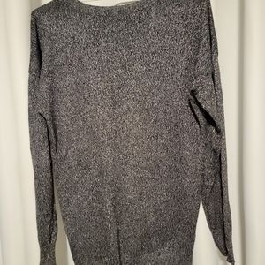 Cupio XL black glitter lightweight sweater top